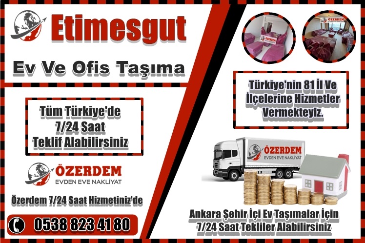 Etimesğut Evden Eve Nakliyat Konusunda En İyi Hizmeti sunmaktayız. 